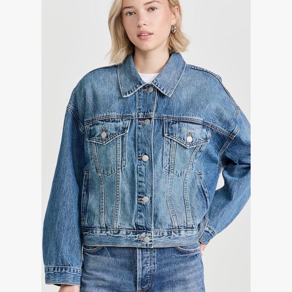 NWT Pistola Margot Jean Jacket Blue Denim Jacket in Maui Sz S